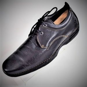 Men's Cole Haan NikeAir Black Leather Plain Toe